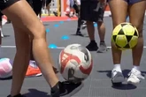 Más de 500 personas logran en Miami el récord de realizar simultáneamente toques de balón durante 10 segundos