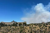 Baja a nivel 1 el incendio de la Academia de Infantería de Toledo