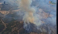 60 vecinos evacuados por un incendio de nivel 2 en una pedanía de Calzada de Calatrava