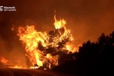 Un incendio fuera de control en Vall d'Uixò (Castellón) deja 16.000 desalojados en 15 municipios
