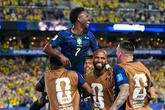 Brasil recupera la sonrisa con Vinicius y tiembla por Raphinha en la goleada ante Haití