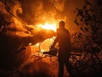 Una madrugada "como el infierno" en el Valle del Tiétar: "Conseguimos salvar del fuego lo máximo que se podía"