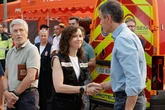 El Gobierno establece un mando único ante la previsión de que los incendios de Madrid y Ávalia confluyan en uno solo: "La situación sigue siendo compleja"