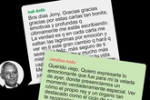 Isak Andic a su hijo Jonathan en la Nochevieja de 2023: "Jony, nos espera un futuro impresionante"