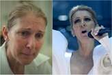 Celine Dion weeps as she shows what happens when she tries to sing