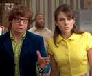 Elizabeth Hurley says you can see her laughing in Austin Powers scene