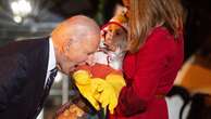 I went trick-or-treating with the Bidens. It was genuinely scary