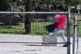 Footage shows suspect dragging escaped sex trafficking victim: police