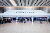 Man accused of assaulting police at airport ‘headbutted traveller’