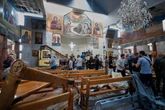 Suicide bomber kills at least 13 in packed Syrian church near Damascus