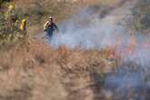 Weekend wildfires lead to 1 death, large areas burned in western North Dakota