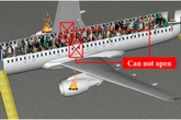 The best way to evacuate a plane, according to science