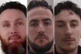 Urgent manhunt for three escaped prisoners on run for days