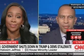 Vance responds as Jeffries is stunned by what appeared on Trump desk