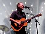 Thom Yorke walks offstage after being confronted by Gaza protester