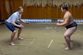 Eric Trump tried sumo wrestling on trip to Japan. It did not go well