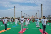 Indians stretch, breathe and balance to mark International Day of Yoga