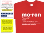 Kevin McCarthy campaign sells T-shirts reading ‘moron’