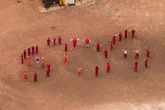 Inmates in Texas spell out ‘SOS’ message that can be seen from skies