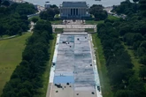 Trump brags about reflecting pool renovations with odd size comparison