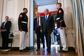 Trump puts an ‘I’ in ‘peace plan’ as he makes it all about him
