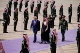 Trump gets the Royal treatment in Riyadh, as he seeks it back home