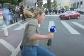 Journalist shot with rubber bullet while covering Los Angeles protests