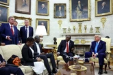 Trump channels conspiracy theory-loving uncle with Oval Office ambush