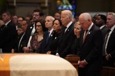 Biden, Harris, Walz attend funeral of slain Minnesota lawmaker