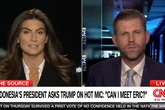 Eric Trump forced to explain father’s hot mic gaffe at peace summit