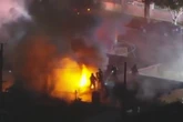 Man dead after fireworks explode and light a whole city block on fire