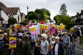 Anti-racism demonstrators mount counter-protest at Epping hotel