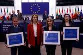 EU remembers Iranian woman who died in custody at awarding of Sakharov human rights prize