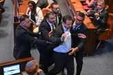 Protests interrupt Trump’s Knesset speech after all hostages released
