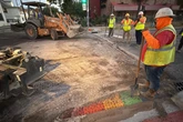 Houston residents protest as crews remove rainbow crosswalks