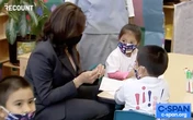 Kamala Harris appoints little boy ‘vice president’ with her pin