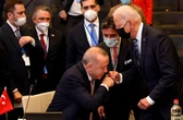 Biden awkwardly fist-bumps Turkey’s Erdogan at NATO summit