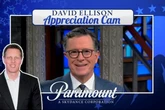Fired Stephen Colbert professes his ‘love’ for new boss David Ellison