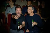 Late night hosts unite to support Colbert with Coldplay kiss cam spoof