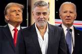 Trump lashes out at George Clooney after 60 Minutes interview