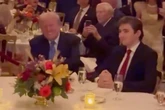Barron looks on as Trump, Musk dance to YMCA at Thanksgiving