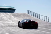 The man trying to break a world record in a supercar on top of a boat