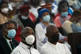 Ivory Coast's former president Gbagbo attends Mass in public