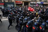 More than 100 arrested as protests erupt in Paris after PM’s exit
