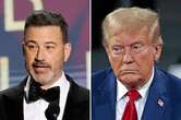 Jimmy Kimmel heckles Trump over crowd sizes and ‘tiny baby hands’