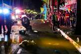 10 hospitalized after policeman crashed into crowd at holiday parade