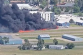 Two injured after small plane crashes in Montana, creating fireball
