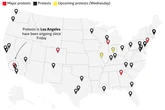 Mapped: 37 cities where anti-ICE protests have erupted across the US