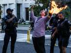 Pro-Gaza protester attempts self-immolation outside White House