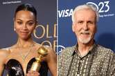 Zoe Saldaña says James Cameron messaged her after Golden Globes win